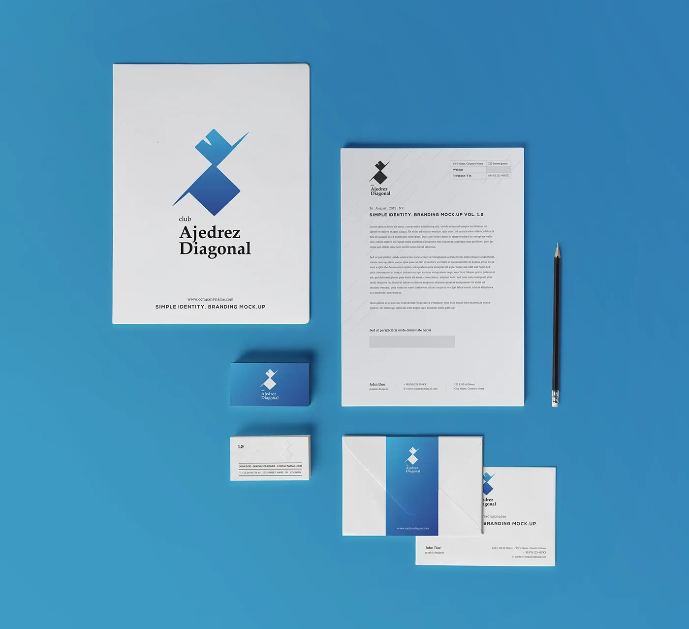 Ajedrez Diagonal | Chess Club Logo & Visual Identity image 9