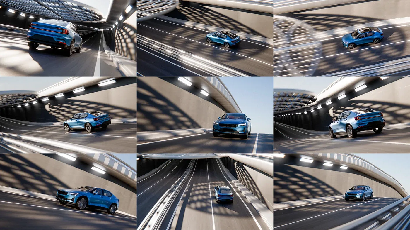 Capturing Speed: A Polestar 2 | CGI Showcase image 2