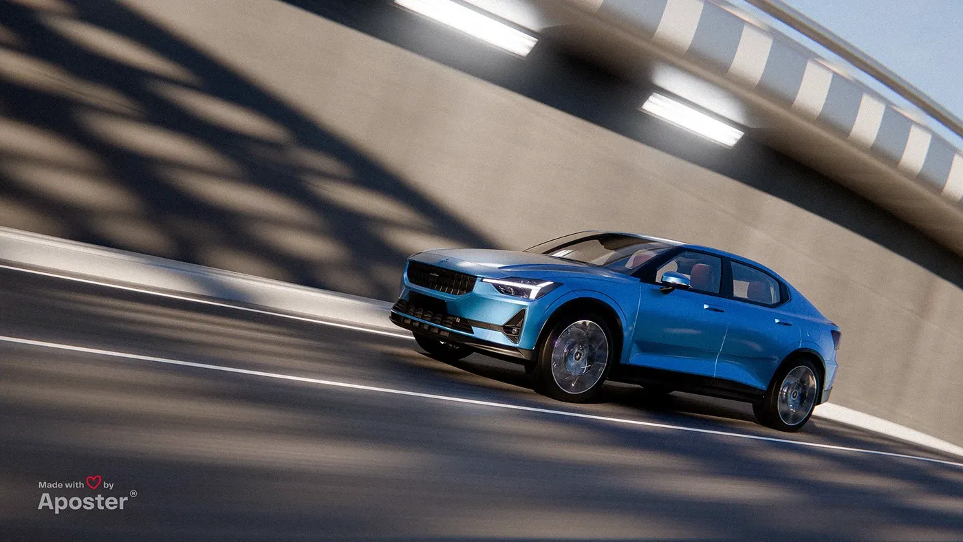 Capturing Speed: A Polestar 2 | CGI Showcase image 3