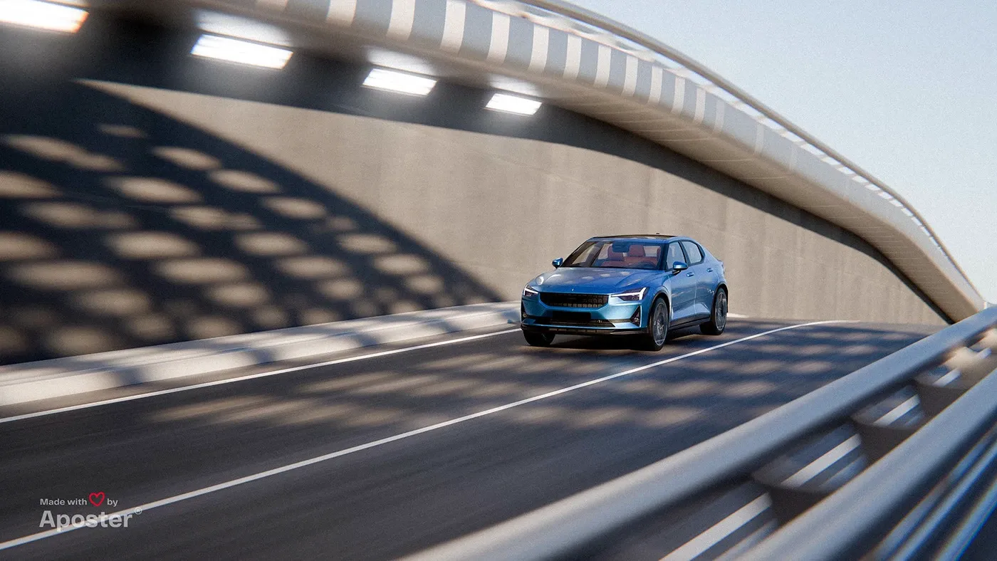 Capturing Speed: A Polestar 2 | CGI Showcase image 6