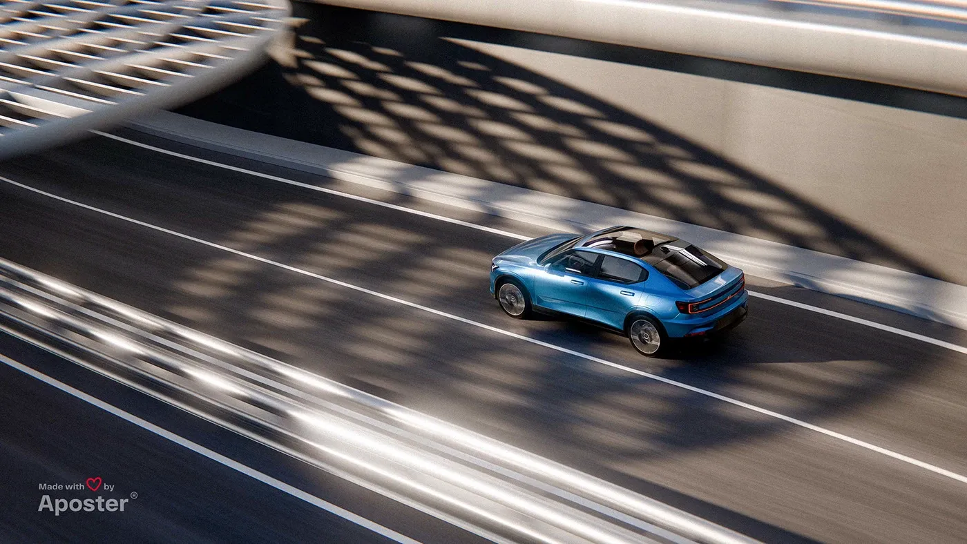 Capturing Speed: A Polestar 2 | CGI Showcase image 7