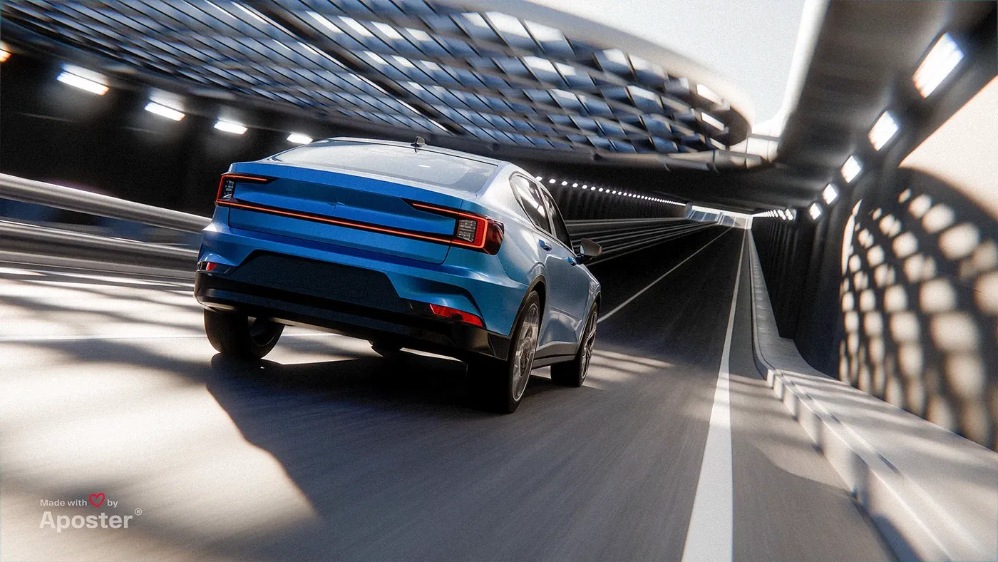 Capturing Speed: A Polestar 2 | CGI Showcase image 8