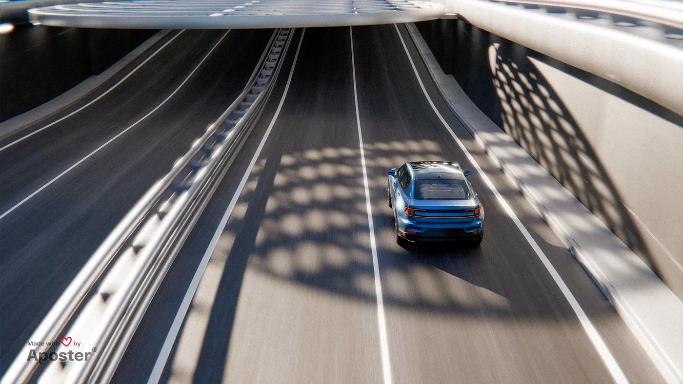 Capturing Speed: A Polestar 2 | CGI Showcase image 9