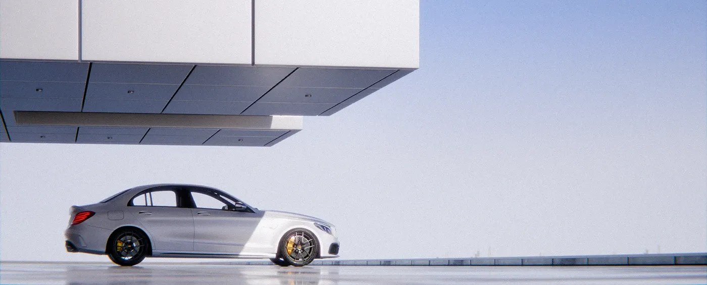 Stillness & Power: The AMG C63 S | CGI Showcase image 2
