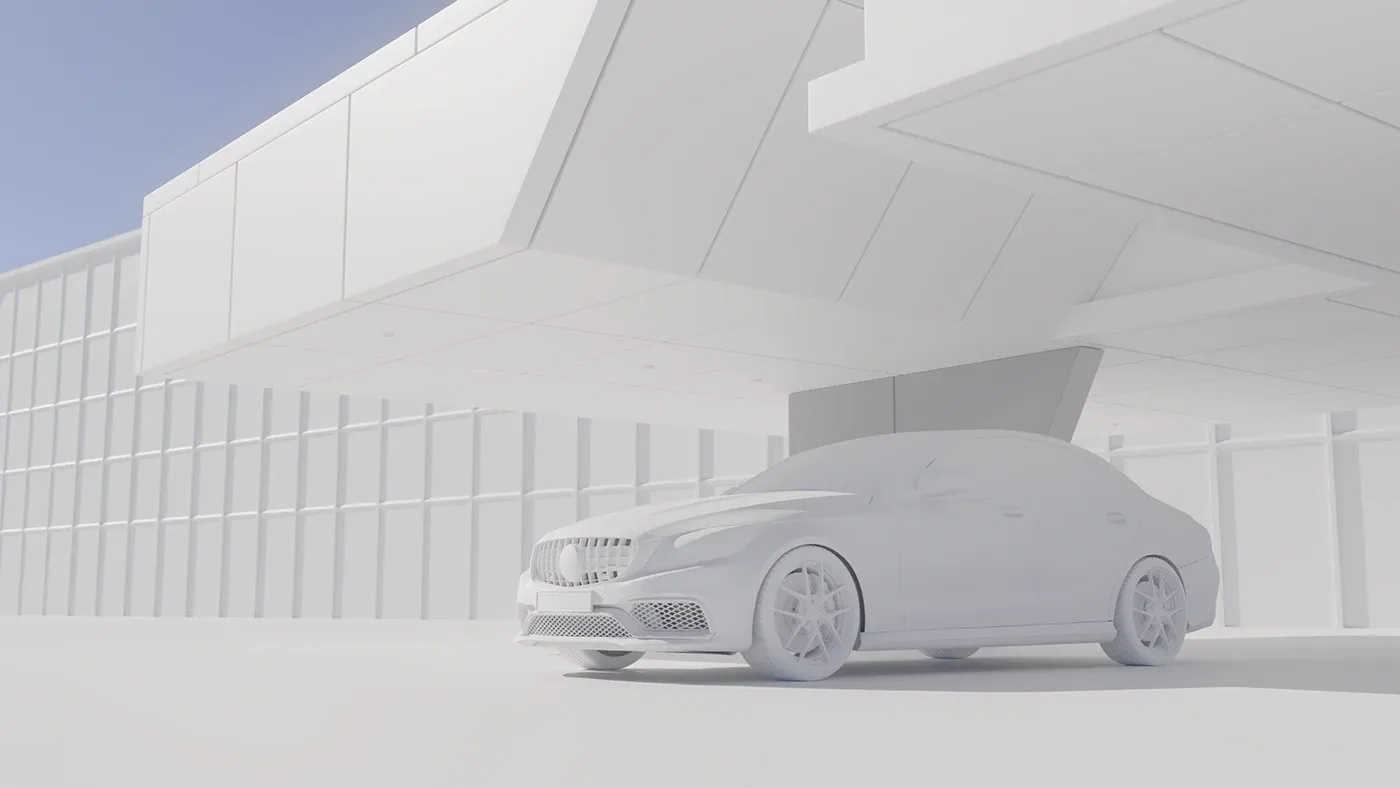 Stillness & Power: The AMG C63 S | CGI Showcase image 9