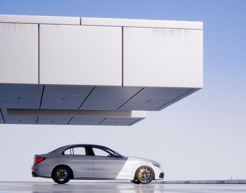 Stillness & Power: The AMG C63 S | CGI Showcase image 11